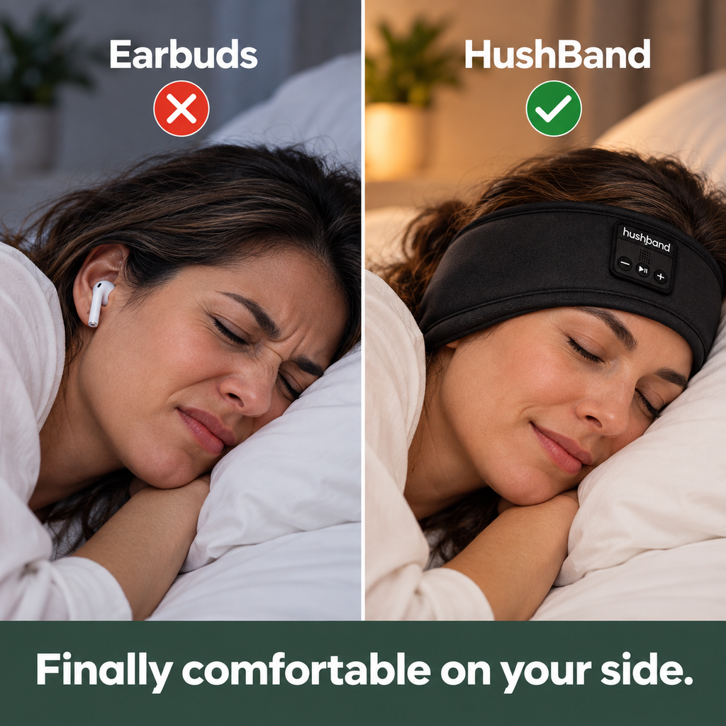 Earbuds vs HushBand